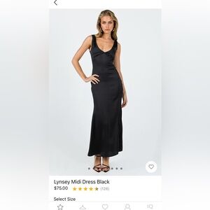 classy long black satin dress